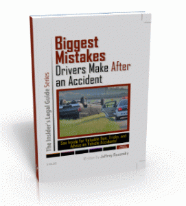 Get this FREE book! Biggest Mistakes Drivers Make After an Accident