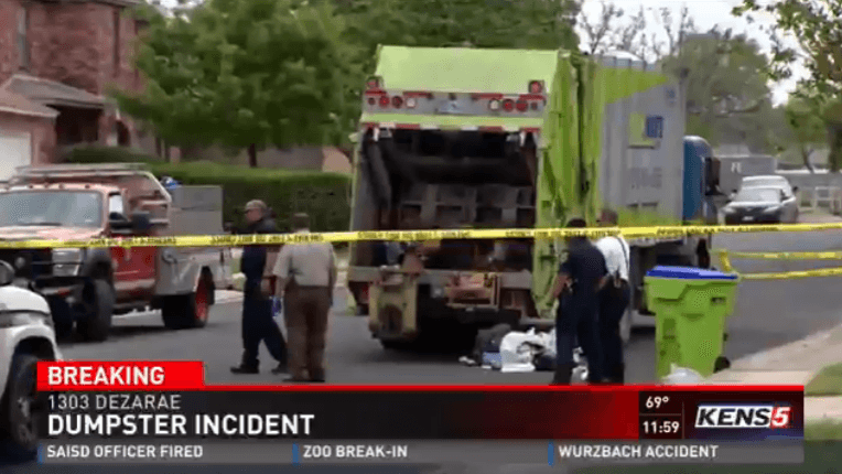Benjamin Garza Trapped, Killed in Garbage Truck Compactor in San Antonio, TX