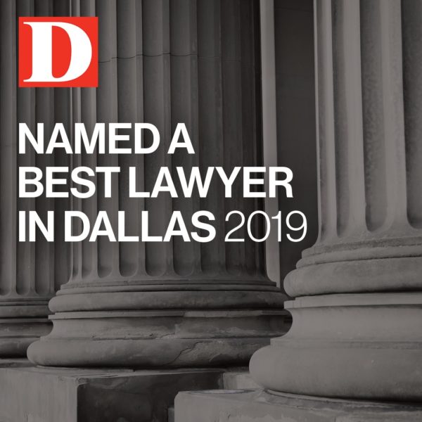 Jeff Rasansky Named to 2019’s Best Lawyers in Dallas By D Magazine