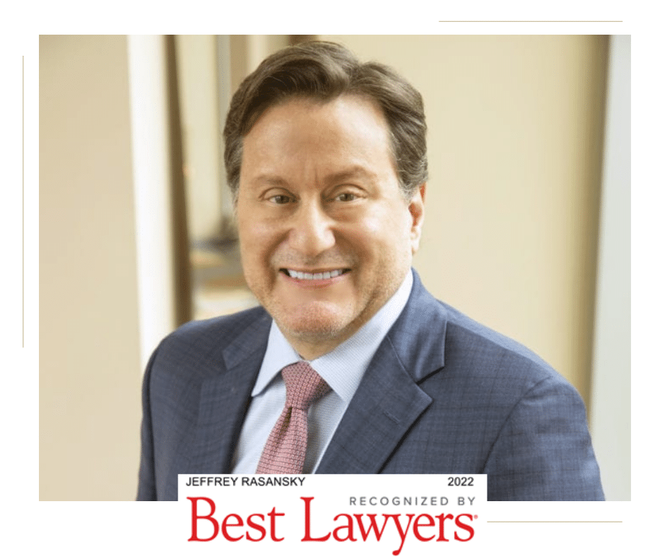 Dallas Trial Lawyer Jeffrey Rasansky Named Among Nation’s Top Personal Injury Attorneys