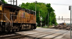 Train Crossing Blocked