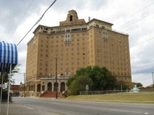 The Baker Hotel in Mineral Wells, TX
