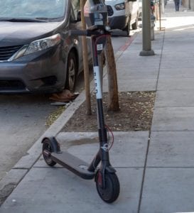 Bird Electric scooter in Dallas