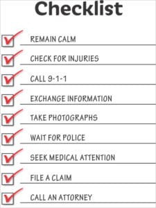 Car Accident Checklist