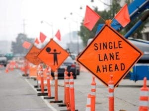 Car Accidents in Road Construction Zones