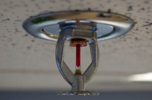 Lack of Fire Sprinkler System