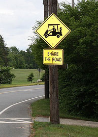 Golf Carts on the Street