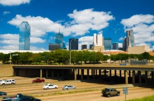 Dallas Downtown and Freeway