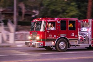 Fort Worth, TX - Two Firefighters Hurt in Firetruck Rollover on Pecos St