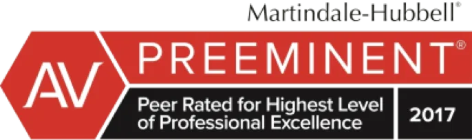 preeminent- peer rated for highest level of professional excellence 2017