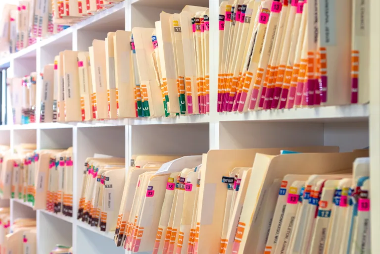 Medical Records on a Shelf
